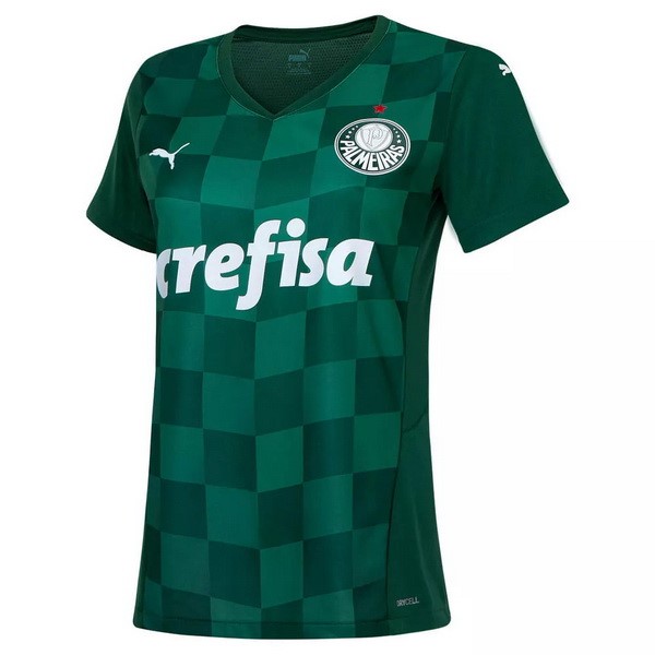 Camiseta Palmeiras 1ª Mujer 2021 2022 Verde